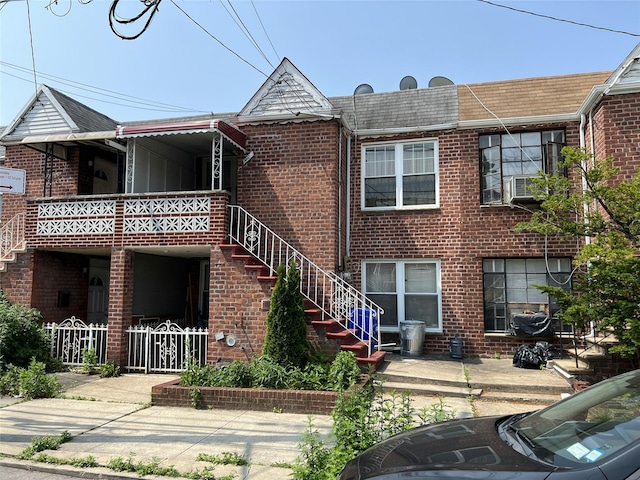 1222 E 83rd St, Brooklyn, NY 11236 - view of front of home featuring brick siding and stairway
