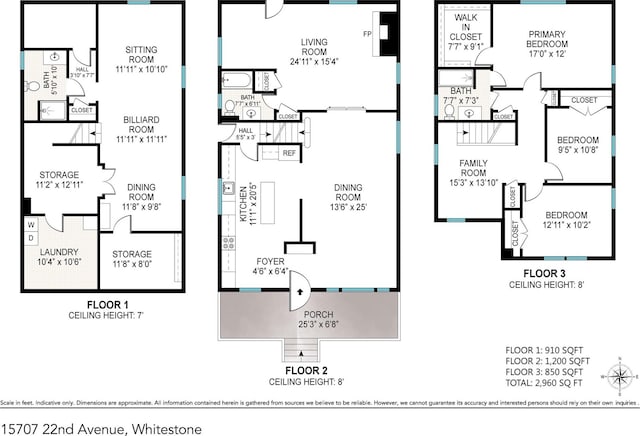 15707 22nd Ave, Whitestone, NY 11357 - home floor plan