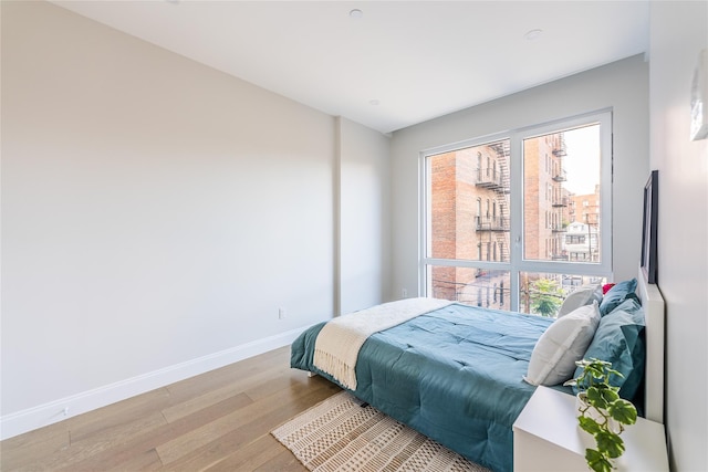 4209 Hampton St Unit 2A, Elmhurst, NY 11373 - bedroom featuring light wood-type flooring and baseboards