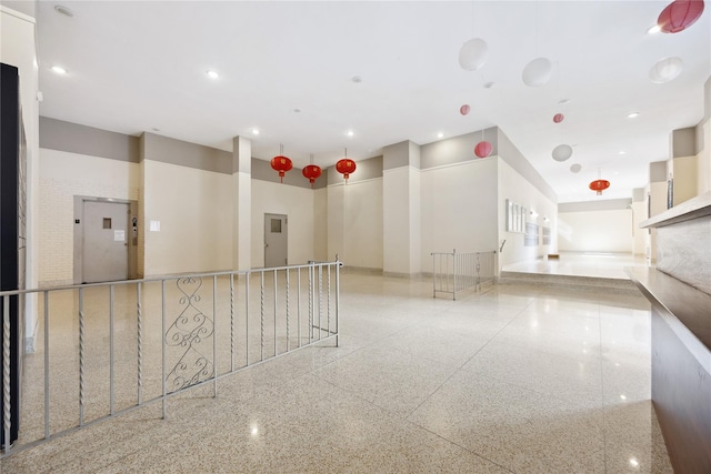 134-54 Maple Ave Unit 3W, Flushing, NY 11355 - spare room featuring elevator and recessed lighting