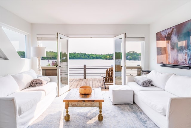 13 W Shore Rd, Kauneonga Lake, NY 12749 - living area with a water view