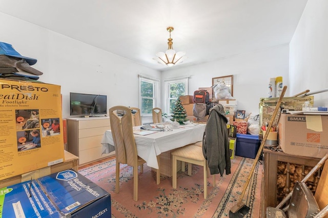 17 Linn Pl, Yonkers, NY 10705 - dining room with a chandelier