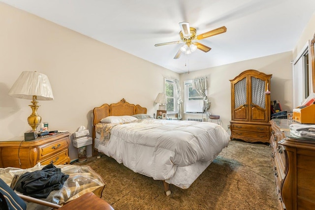 17 Linn Pl, Yonkers, NY 10705 - carpeted bedroom with ceiling fan