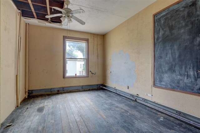 161 Wright St, Staten Island, NY 10304 - spare room with hardwood / wood-style flooring and ceiling fan