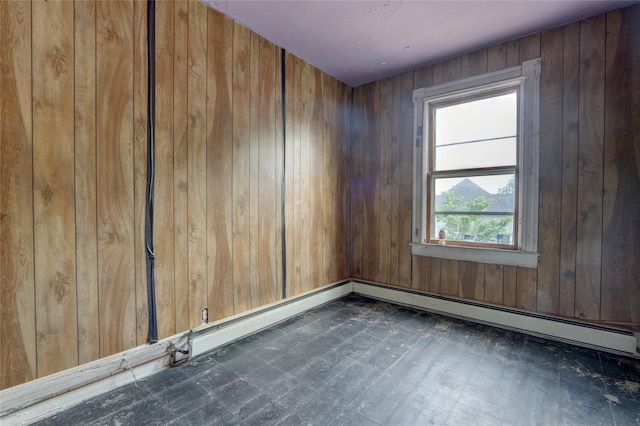 161 Wright St, Staten Island, NY 10304 - unfurnished room featuring wood walls