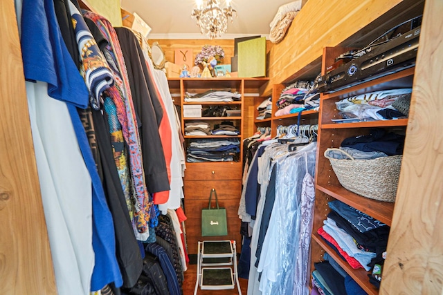 16136 90th St, Howard Beach, NY 11414 - walk in closet with a chandelier