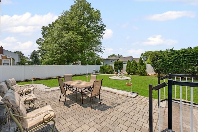 220 Farhan Ln, North Babylon, NY 11703 - view of patio / terrace featuring outdoor dining area