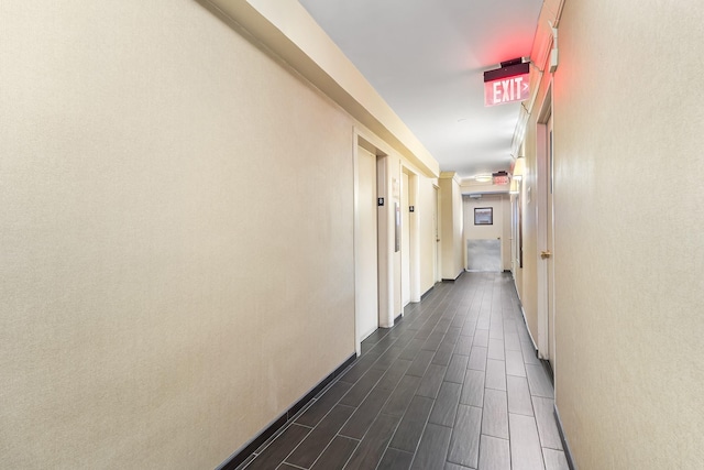 61-15 97th St Unit 8M, Rego Park, NY 11374 - hall with wood tiled floors