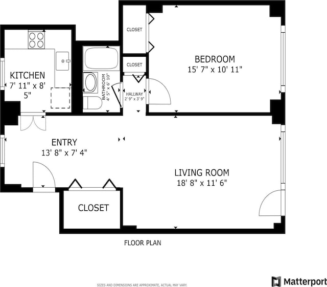 61-15 97th St Unit 8M, Rego Park, NY 11374 - room layout