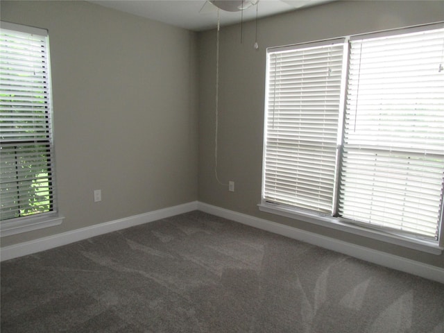 1 Brook Dr Unit 13, Washingtonville, NY 10992 - carpeted spare room with baseboards and a ceiling fan