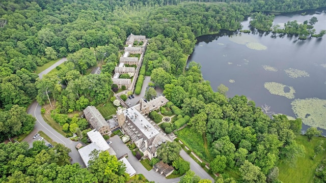 341 Furnace Dock Rd Unit 30, Cortlandt Manor, NY 10567 - aerial view of property and surrounding area with a nearby body of water and a forest