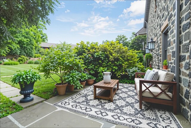 341 Furnace Dock Rd Unit 30, Cortlandt Manor, NY 10567 - view of patio with an outdoor hangout area