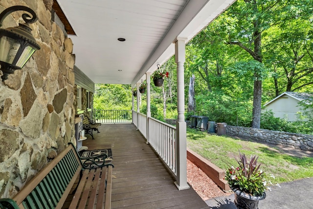 65 Oxford Springs Rd, Chester, NY 10918 - view of wooden porch