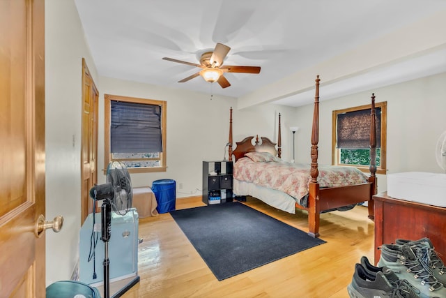 65 Oxford Springs Rd, Chester, NY 10918 - bedroom with wood finished floors and ceiling fan