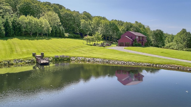 99 Dietz Rd, Jeffersonville, NY 12748 - water view featuring a heavily wooded area
