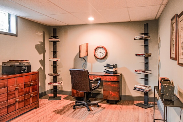 99 Dietz Rd, Jeffersonville, NY 12748 - office featuring wood finished floors and a drop ceiling