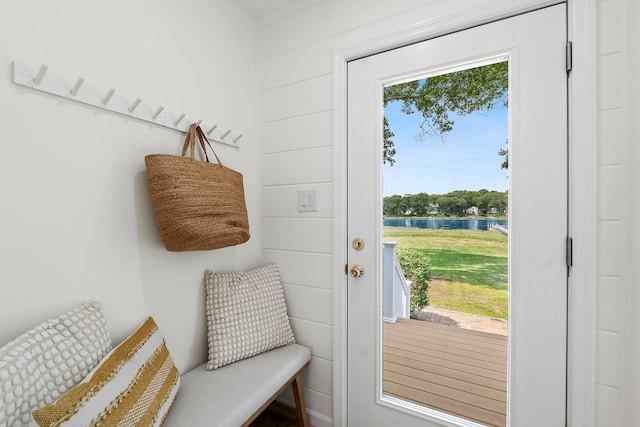 2000 Beebe Dr, Cutchogue, NY 11935 - entryway with a water view