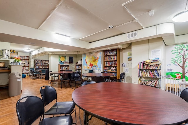 102-30 66th Rd Unit 4B, Forest Hills, NY 11375 - dining area with light wood finished floors