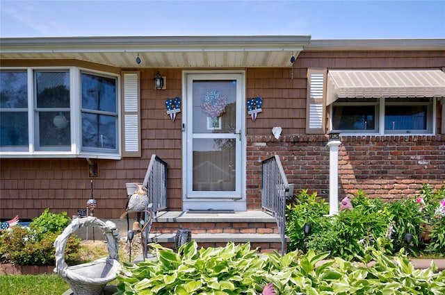 30 W 12th St, Huntington Station, NY 11746 - property entrance with brick siding