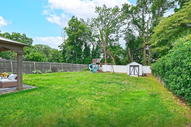 46 Gilbert St, Northport, NY 11768 - view of yard with a playground