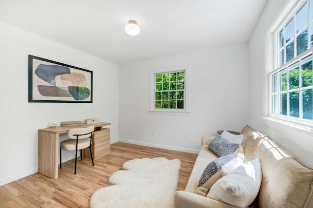2850 Reeve Rd, Mattituck, NY 11952 - office area featuring light wood-type flooring