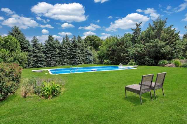 2850 Reeve Rd, Mattituck, NY 11952 - outdoor pool featuring a yard