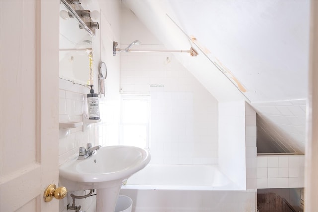 786 N Broadway, Yonkers, NY 10701 - full bathroom with tile walls