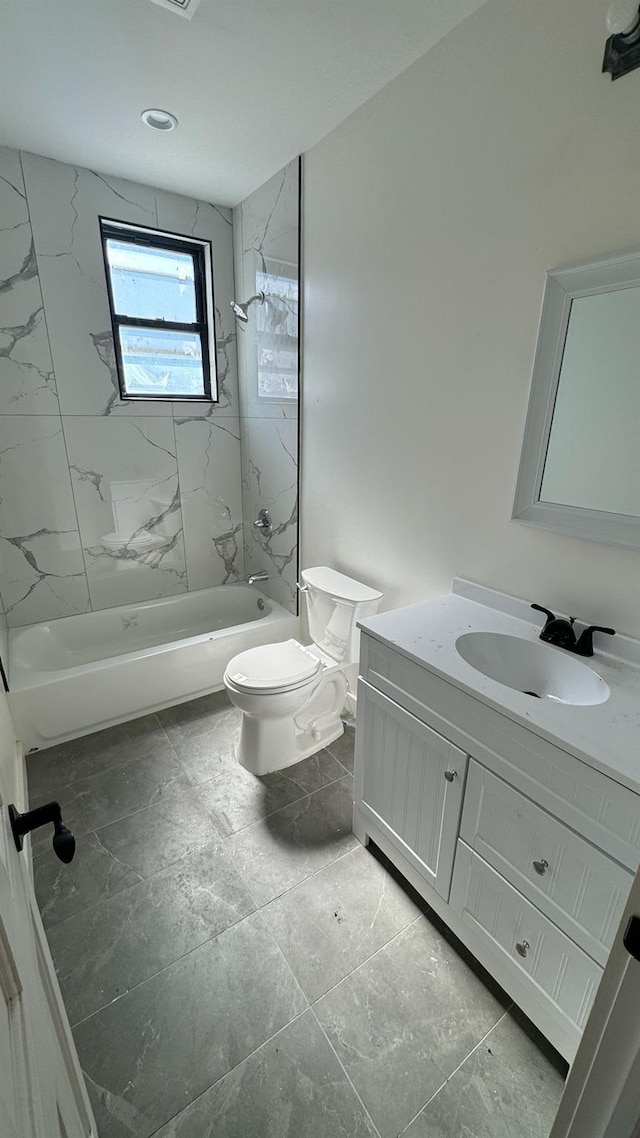 31 Roosevelt Pl, Brooklyn, NY 11233 - full bath with vanity and bathtub / shower combination