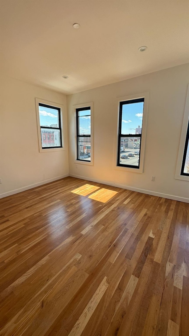 31 Roosevelt Pl, Brooklyn, NY 11233 - unfurnished room with light wood finished floors and baseboards