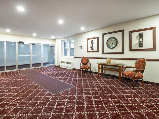 32 Pearsall Ave Unit 3A, Glen Cove, NY 11542 - lobby with recessed lighting
