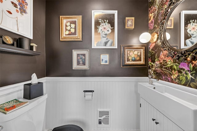 235 Ringgold St, Peekskill, NY 10566 - bathroom with a wainscoted wall