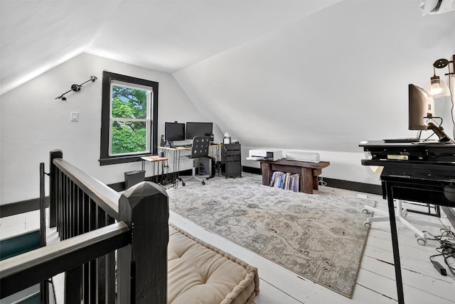 235 Ringgold St, Peekskill, NY 10566 - office featuring lofted ceiling and an AC wall unit
