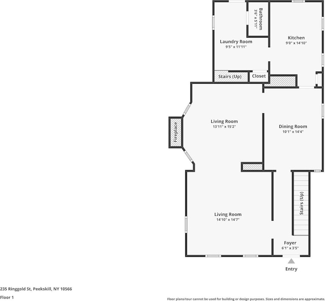 235 Ringgold St, Peekskill, NY 10566 - view of home floor plan