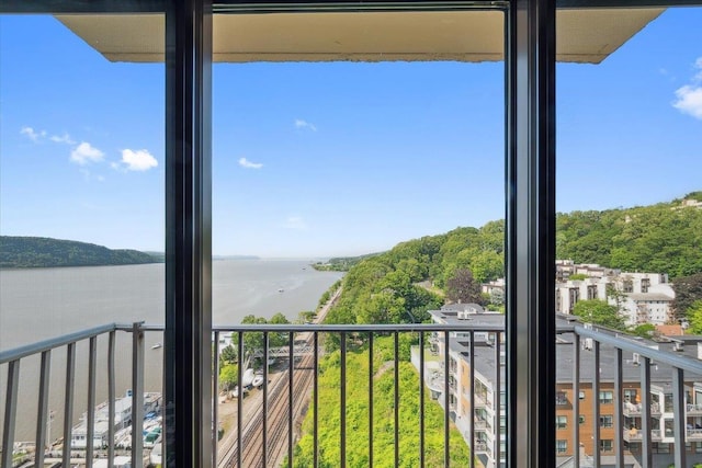 1155 Warburton Ave Unit 12U, Yonkers, NY 10701 - balcony featuring a water view