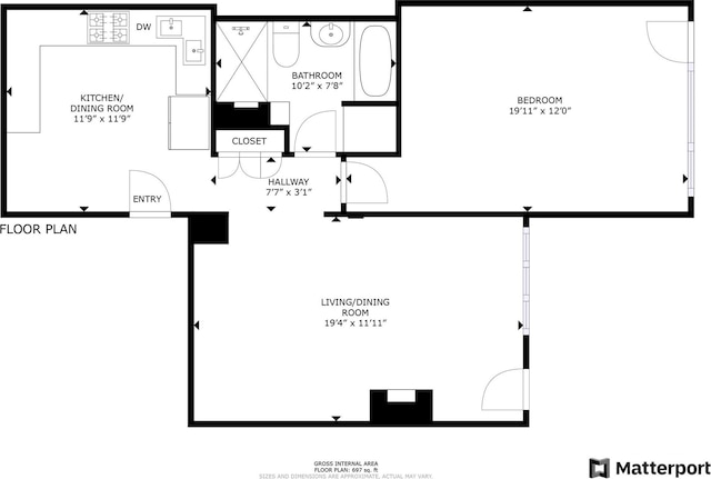 2955 Ocean Pkwy Unit 2F, Brooklyn, NY 11235 - room layout