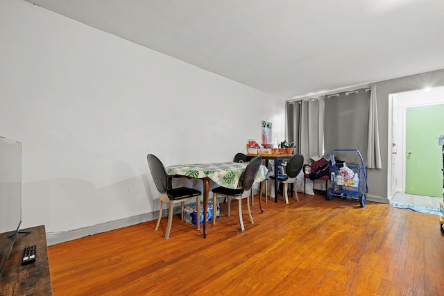 4331 Wilder Ave, Bronx, NY 10466 - dining space featuring hardwood / wood-style floors and baseboards