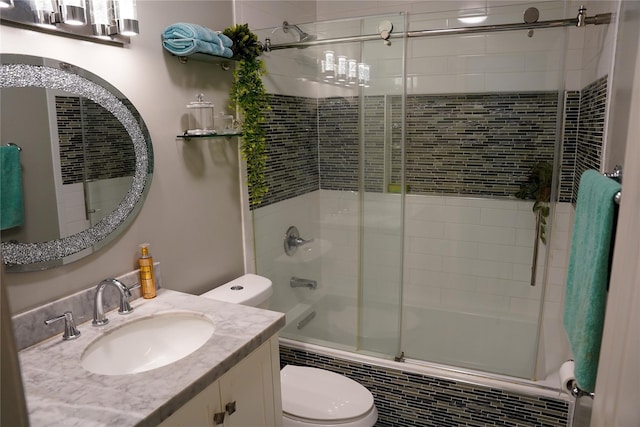 188 N Middletown Rd, Nanuet, NY 10954 - full bathroom with tiled shower / bath combo, toilet, and vanity