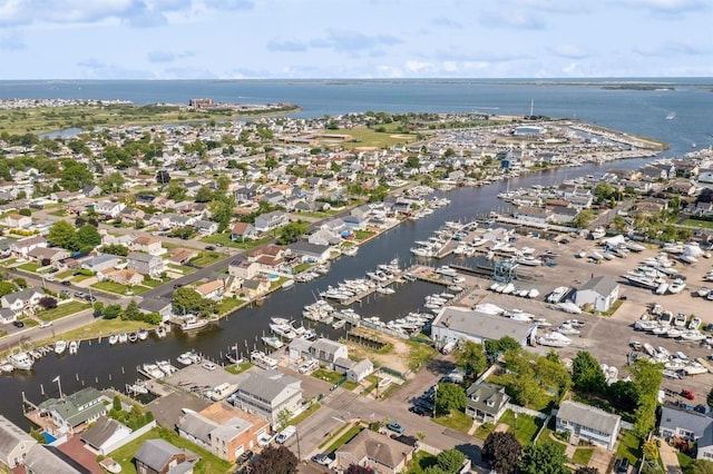 203 E Shore Rd, Lindenhurst, NY 11757 - view of property location with a marina and a large body of water