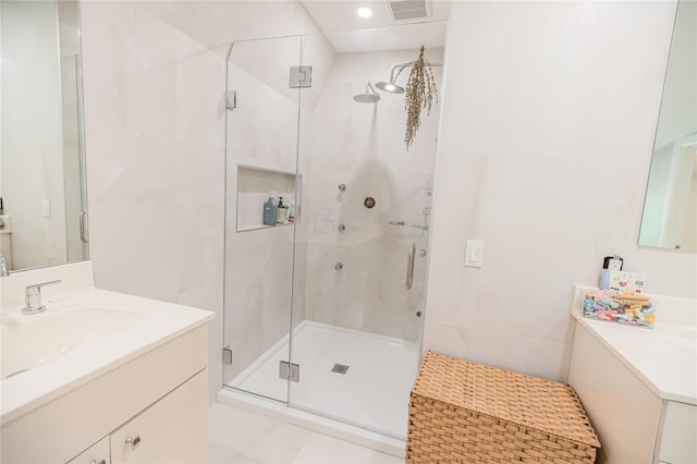 34 Winesap Ln, Monsey, NY 10952 - bathroom featuring a stall shower and vanity
