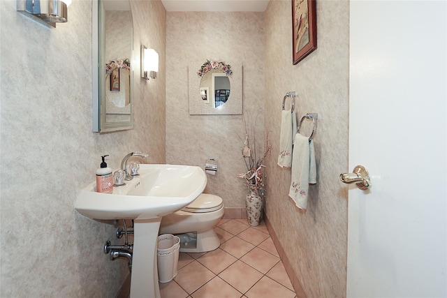 12 Rustic Gate Ln, Dix Hills, NY 11746 - bathroom with tile patterned floors and toilet