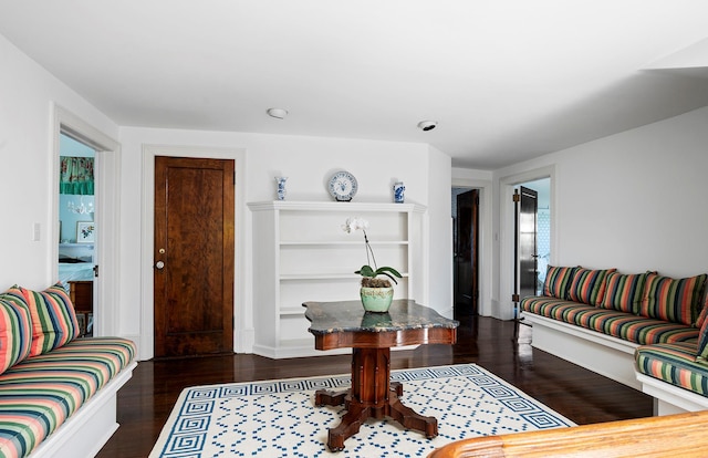 107 Quogue St, Quogue, NY 11959 - living room with dark wood-style floors