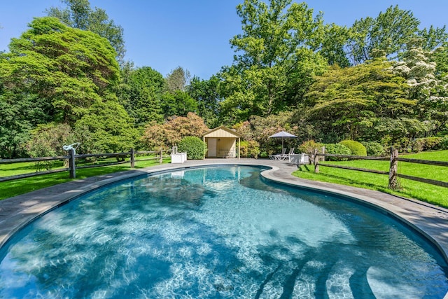 24 Wellington Rd, Locust Valley, NY 11560 - swimming pool featuring an outbuilding