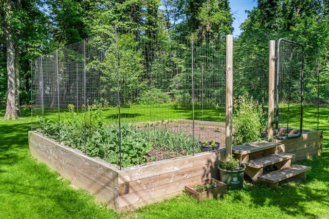 24 Wellington Rd, Locust Valley, NY 11560 - view of green lawn featuring a vegetable garden