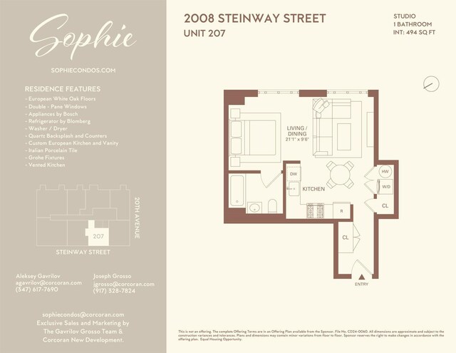 20-08 Steinway St Unit 207, Astoria, NY 11105 - property floor plan