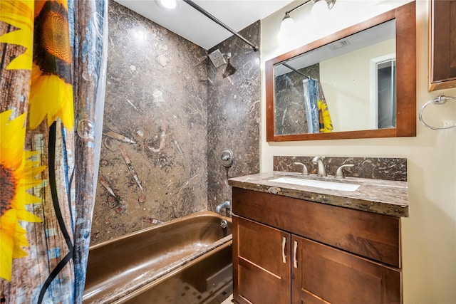15 Fairway Dr, Old Bethpage, NY 11804 - bathroom with vanity and shower / bath combo