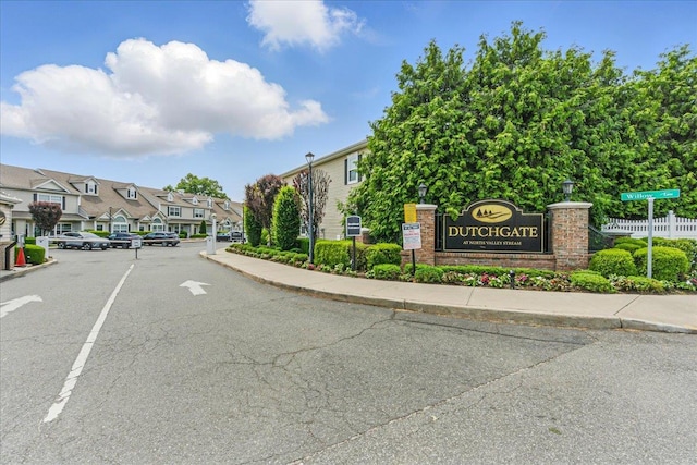 1512 Willow Ln, Valley Stream, NY 11580 - community sign featuring a residential view and uncovered parking