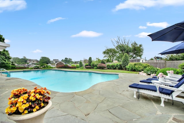 161 Wampum Ln, West Islip, NY 11795 - view of pool with a patio