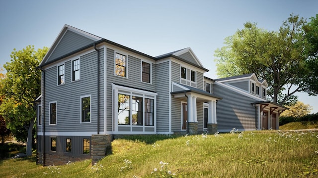 32 Sycamore Rd, Scarsdale, NY 10583 - view of side of home with an attached garage