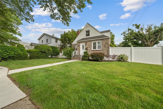 1779 Aladdin Ave, New Hyde Park, NY 11040 - view of front of home with stone siding