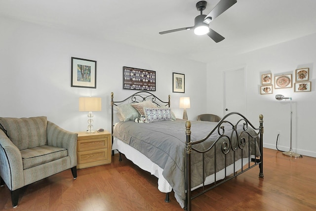 963 Heritage Hls Unit C, Somers, NY 10589 - bedroom featuring wood finished floors and ceiling fan